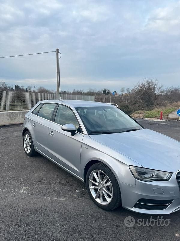 Usata Audi A3 Ambiente 110 CV (80 kW) 2015 Grigio Berlina