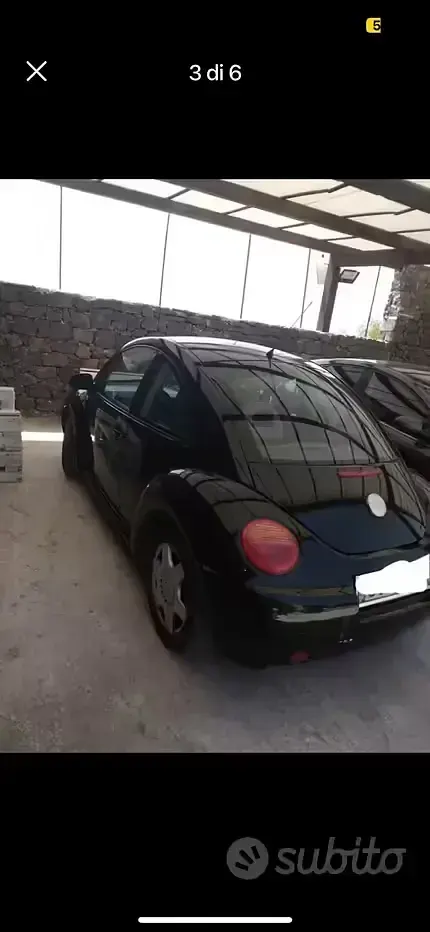 Usata VW New Beetle 90 CV (66 kW) 2000 Nero Utilitaria