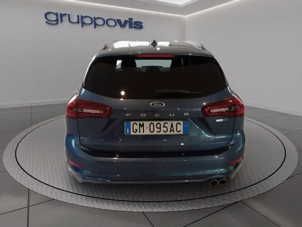 Brugt Ford Focus ST-Line 125 HK (91 kW) 2022 Blå Stationcar