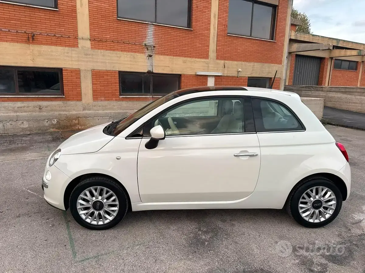 Usata Fiat 500 95 CV (69 kW) 2016 Bianco Utilitaria