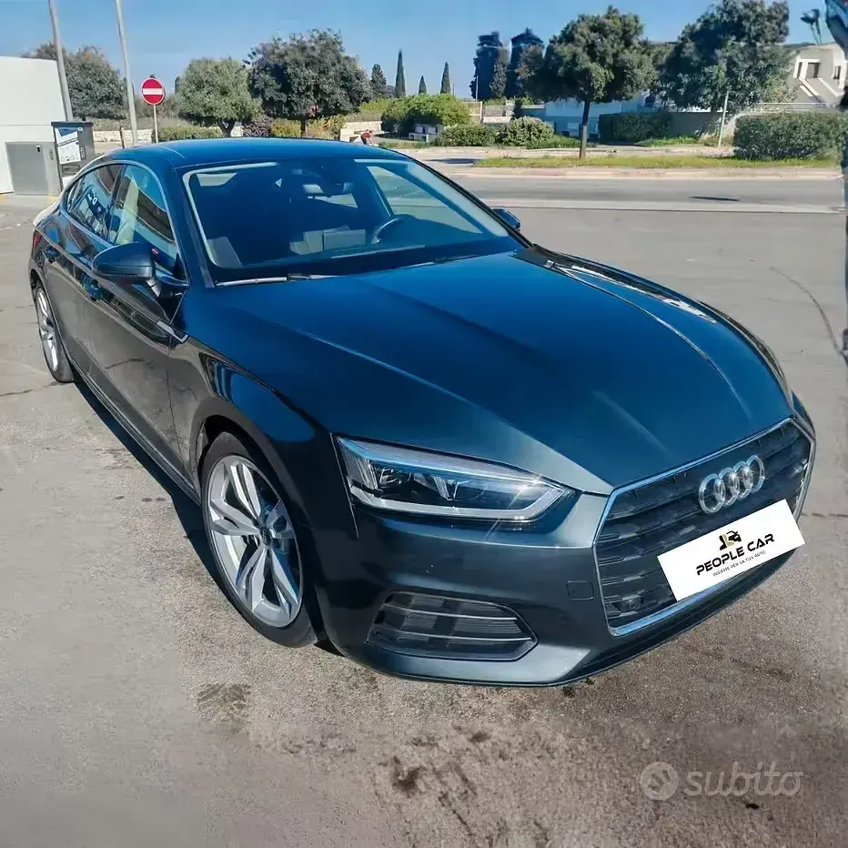 Usata Audi A5 Design 190 CV (139 kW) 2018 Grigio Coupé