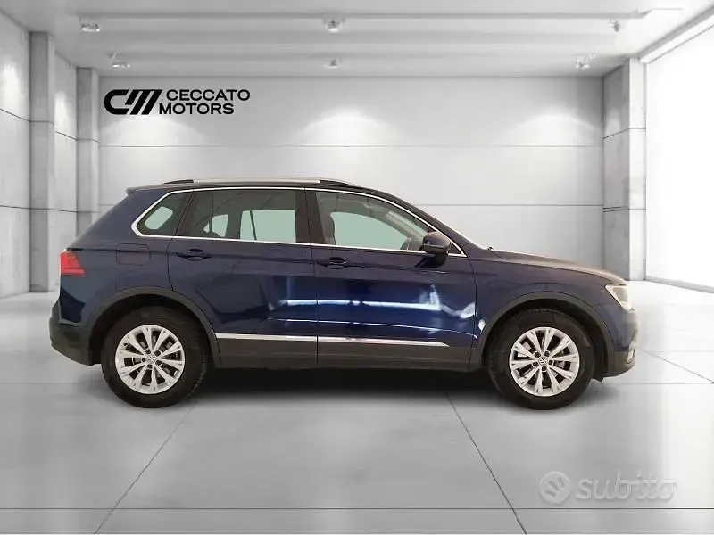 Usata VW Tiguan Business 150 CV (110 kW) 2018 Bluazzurro SUV