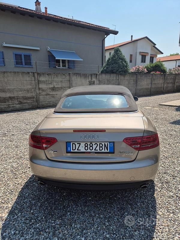 Giallo Usata 2010 Audi A5 Cabriolet S-Line Cabrio | 16.000 € - Immagine 1/4