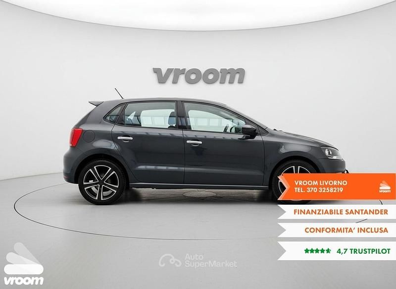 Usata VW Polo R 85 CV (62 kW) 2016 Nero Utilitaria