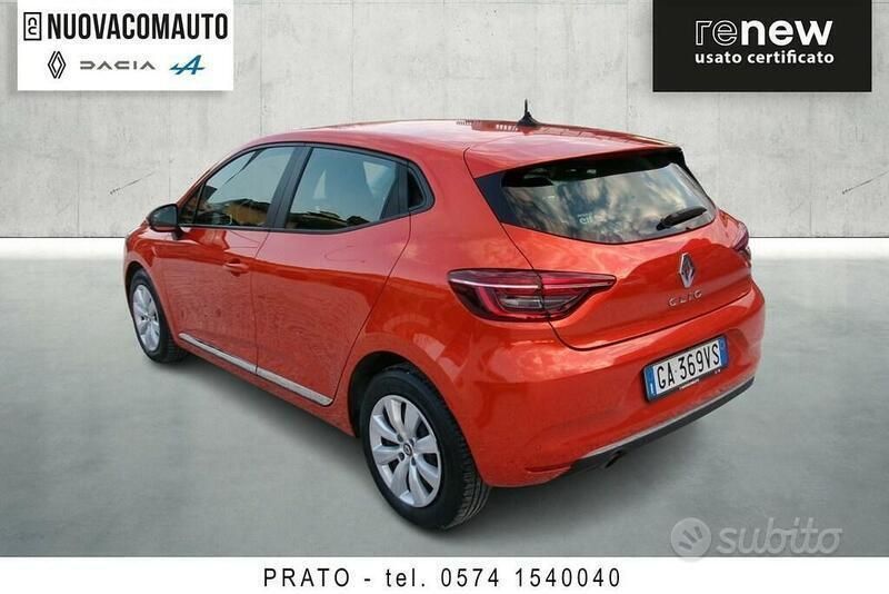 Usata Renault Clio V Zen 86 CV (63 kW) 2020 Arancione Berlina