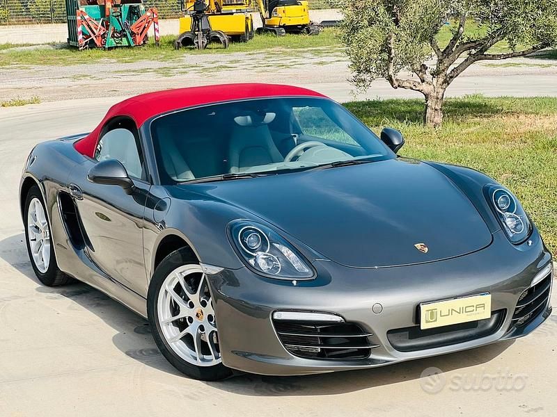 Grigio Usata 2014 Porsche Boxster Cabrio | 44.999 € (Ottimo prezzo) - Immagine 1/4