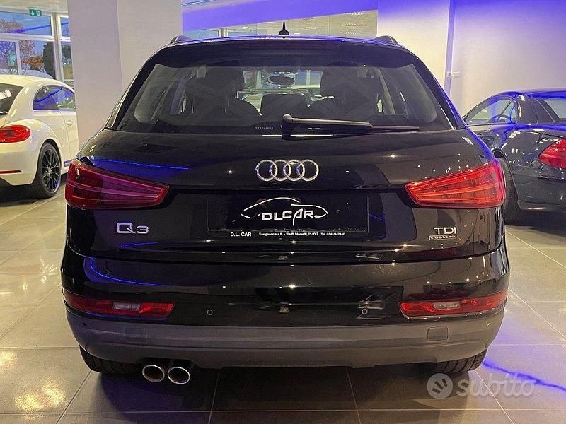 Usata Audi Q3 150 CV (110 kW) 2015 Nero SUV