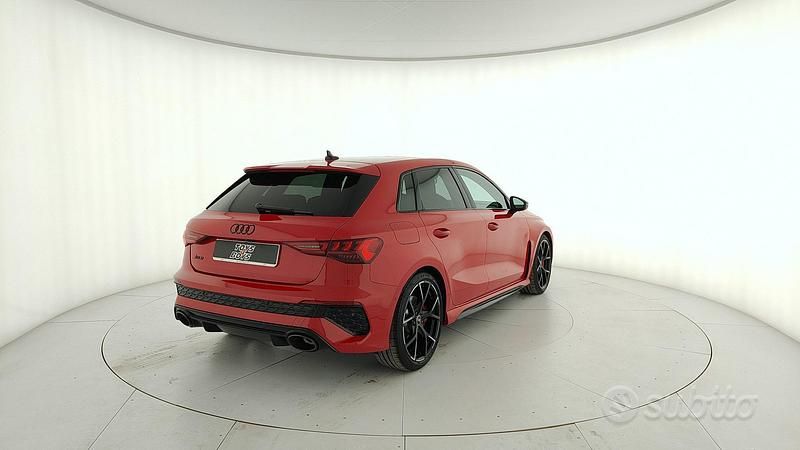 Usata Audi RS3 Sportback Design 2023 Rosso Utilitaria