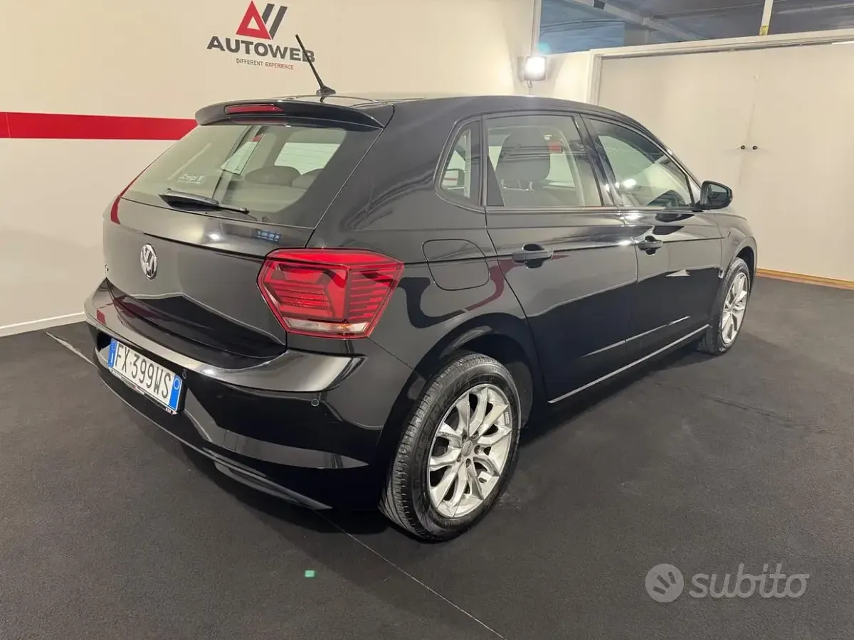 Usata VW Polo Highline 95 CV (69 kW) 2019 Nero Utilitaria