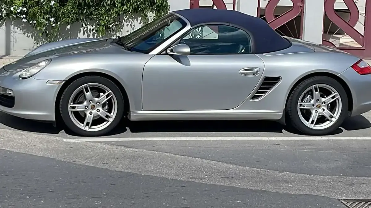 Usata Porsche Boxster 245 CV (180 kW) 2008 Grigio Cabrio