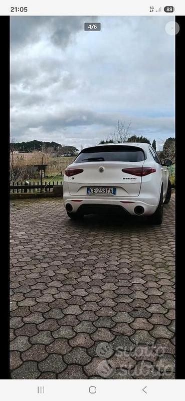 Usata Alfa Romeo Stelvio 210 CV (154 kW) 2021 Bianco SUV