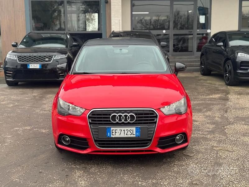 Usata Audi A1 Attraction 85 CV (62 kW) 2012 Rosso Utilitaria