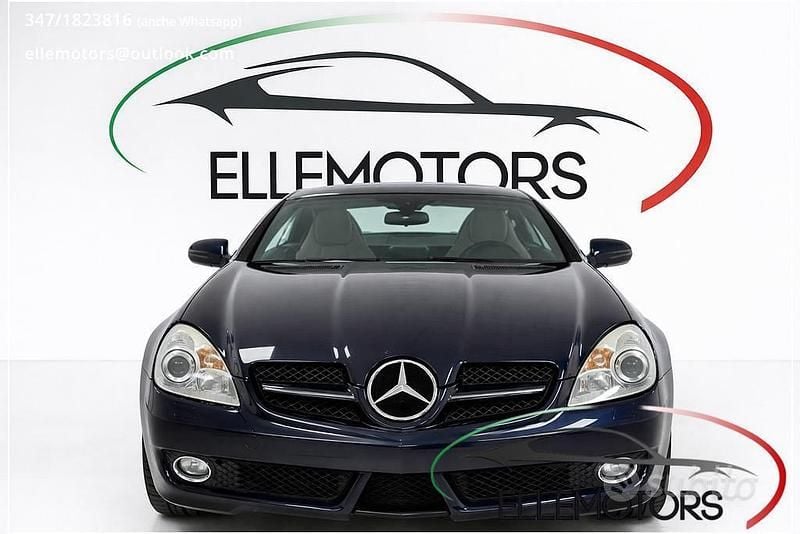 Usata Mercedes SLK200 184 CV (135 kW) 2010 Blu Cabrio