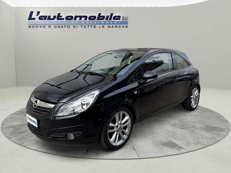 Nero Usata 2009 Opel Corsa Sport Tre volumi | 3500 € (Ottimo prezzo) - Immagine 1/4
