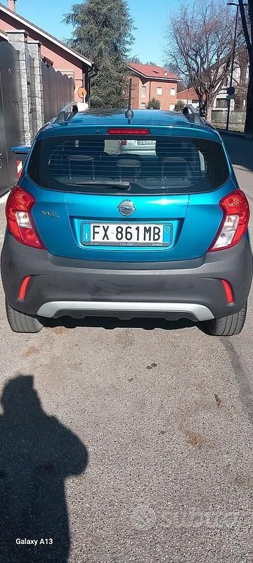 Usata Opel Karl 75 CV (55 kW) 2019 Blu Utilitaria