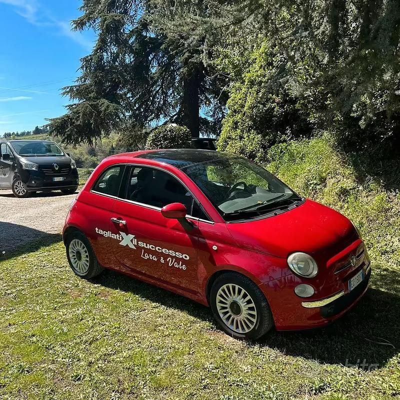 Usata Fiat 500 75 CV (55 kW) 2011 Rosso Berlina