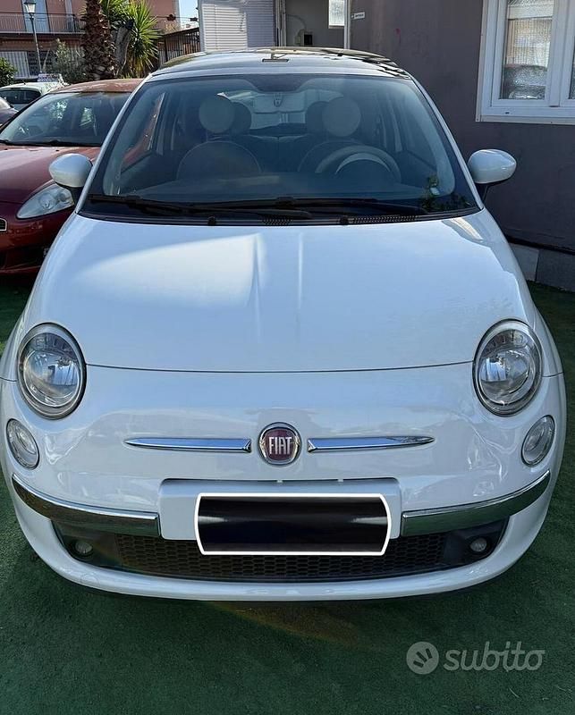 Usata Fiat 500 74 CV (54 kW) 2007 Bianco Berlina