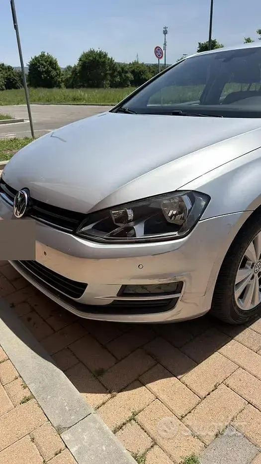 Usata VW Golf VII Highline 110 CV (80 kW) 2016 Grigio Berlina