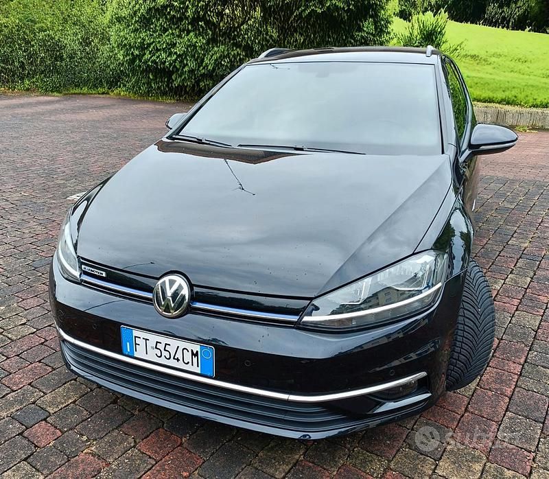 Usata VW Golf VII 2018 Nero Station wagon