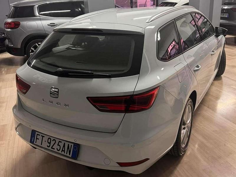 Usata Seat Leon ST FR 116 CV (85 kW) 2018 Bianco Station wagon