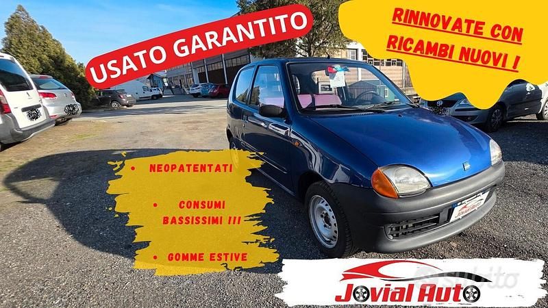 Usata Fiat Seicento 54 CV (39 kW) 2000 Blu Utilitaria