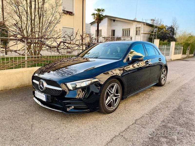 Usata Mercedes A200 Premium 150 CV (110 kW) 2019 Nero Berlina