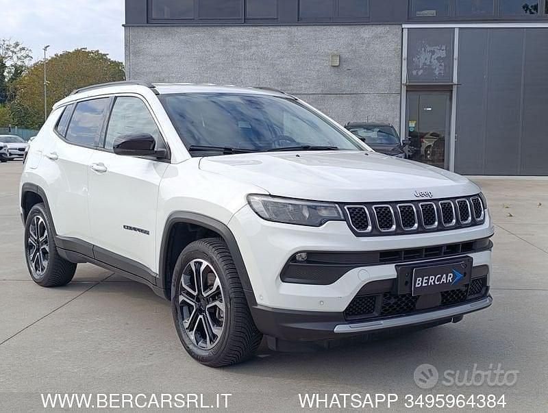 Bianco Usata 2022 Jeep Compass Limited SUV | 20.600 € (Ottimo prezzo) - Immagine 1/4