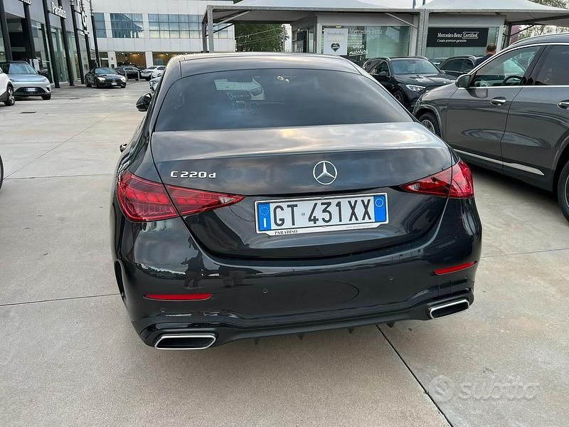 Usata Mercedes C220 Advanced 200 CV (147 kW) 2024 Nero Berlina