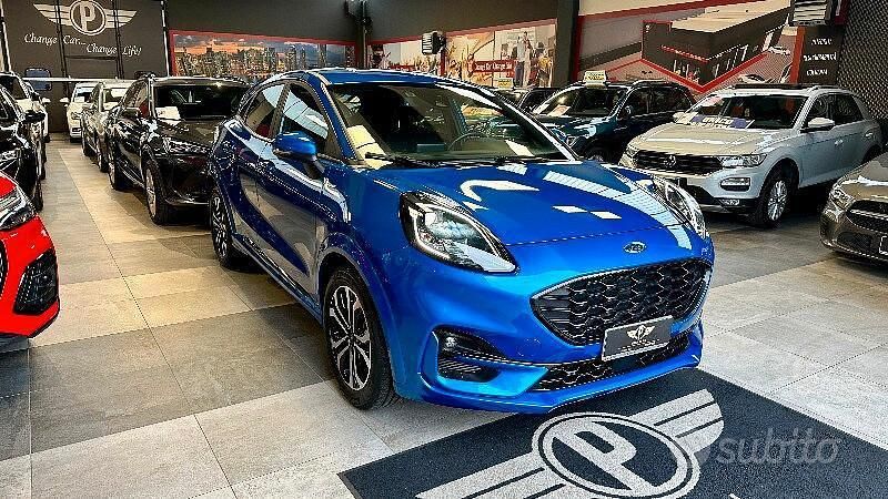 Begagnad Ford Puma ST-Line 125 HK (91 kW) 2023 Blå SUV