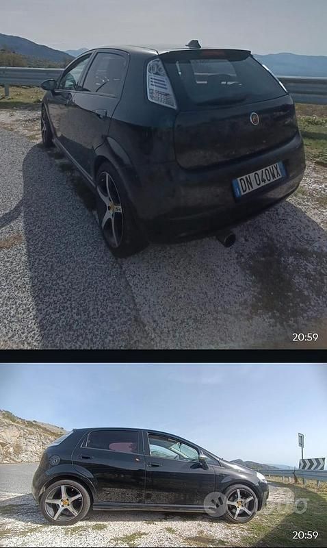 Usata Fiat Grande Punto Sport 90 CV (66 kW) 2007 Nero Utilitaria