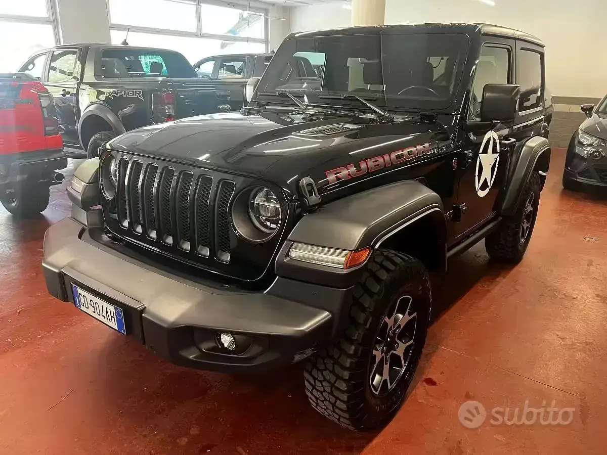 Usata Jeep Wrangler Rubicon 272 CV (200 kW) 2020 Nero SUV
