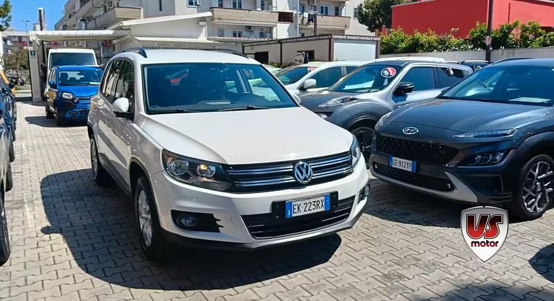 Usata VW Tiguan Trendline 110 CV (80 kW) 2012 Bianco SUV