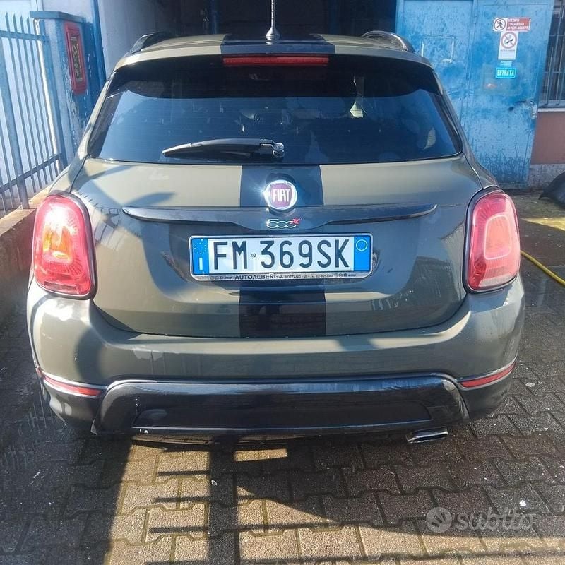 Usata Fiat 500X Cross 120 CV (88 kW) 2018 Verde SUV
