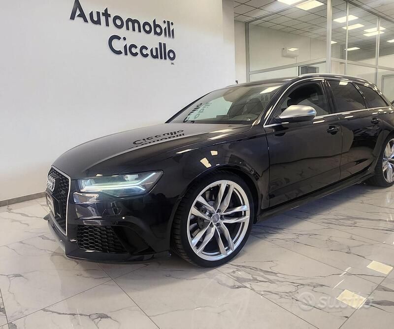 Usata Audi RS6 560 CV (411 kW) 2016 Nero Station wagon