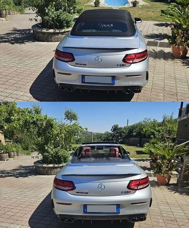 Usata Mercedes C43 AMG AMG 390 CV (286 kW) 2019 Argento Cabrio