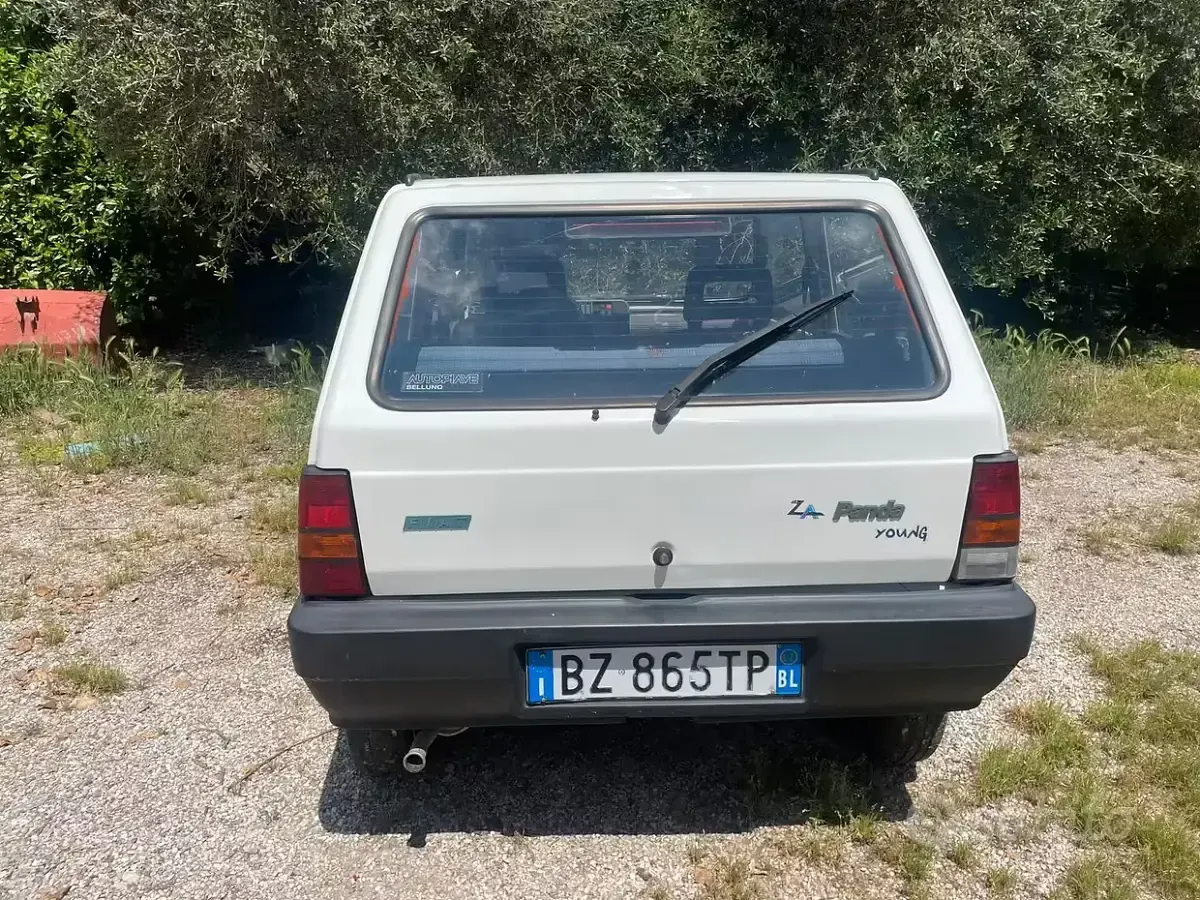Usata Fiat Panda Young 54 CV (39 kW) 2002 Bianco Berlina
