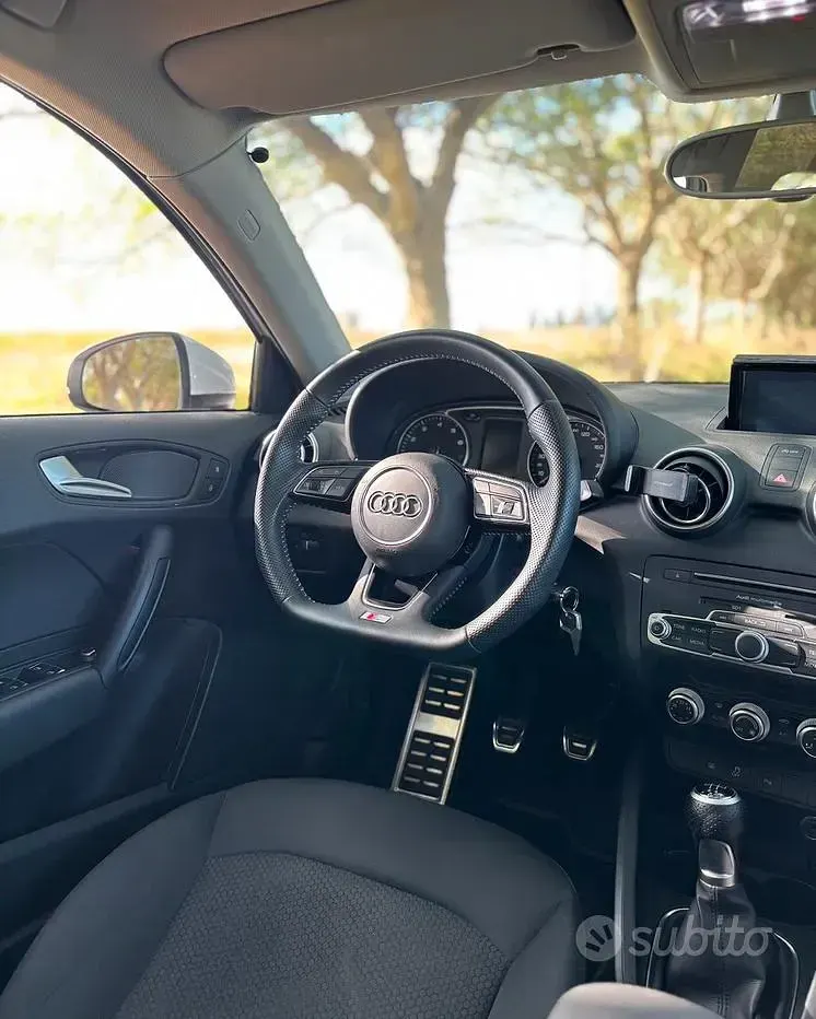 Usata Audi A1 S-Line 95 CV (69 kW) 2018 Bianco Berlina