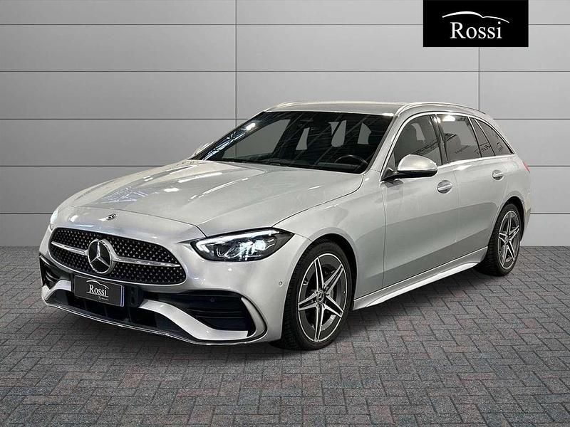 Usata Mercedes C220 Premium 200 CV (147 kW) 2021 Grigio chiaro metallizzato Station wagon