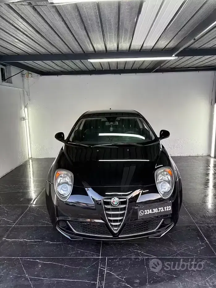 Usata Alfa Romeo MiTo Distinctive 77 CV (56 kW) 2014 Nero Utilitaria