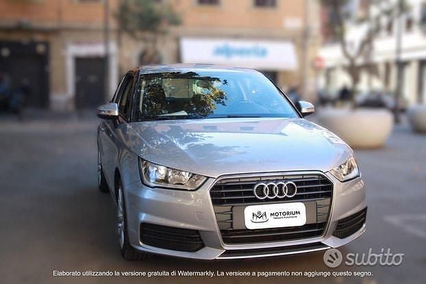 Usata Audi A1 90 CV (66 kW) 2016 Grigio Utilitaria