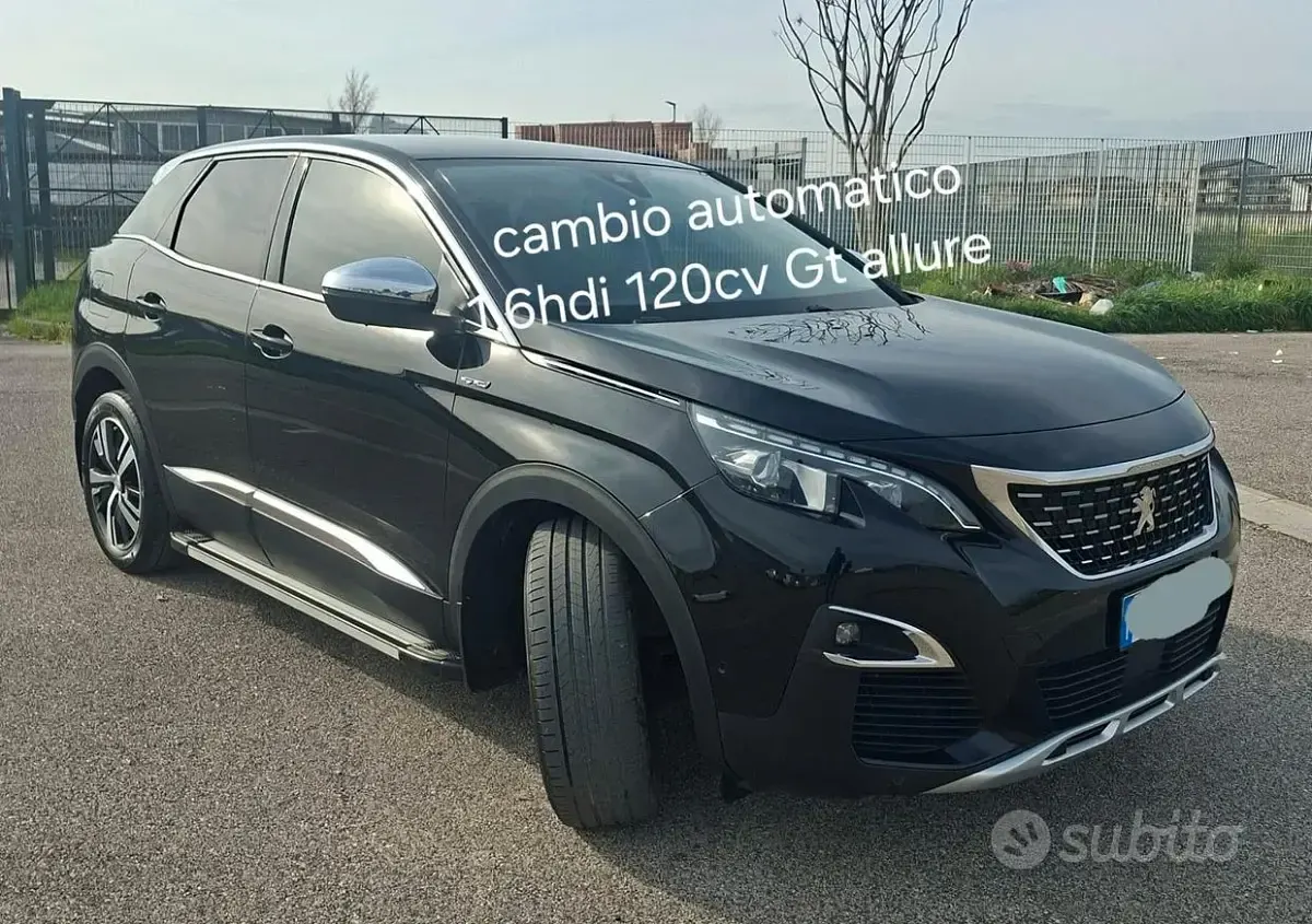 Usata Peugeot 3008 GTi 120 CV (88 kW) 2017 Nero SUV