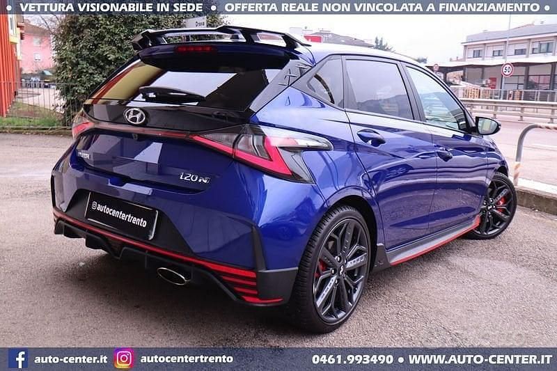 Usata Hyundai i20 N Performance 204 CV (150 kW) 2023 Blu/azzurro Utilitaria