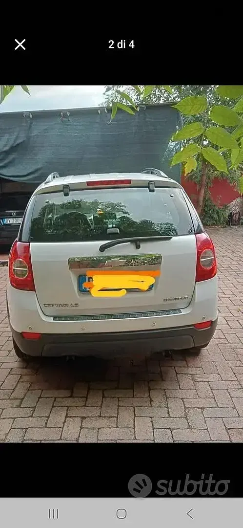 Usata Chevrolet Captiva 136 CV (100 kW) 2009 Bianco SUV