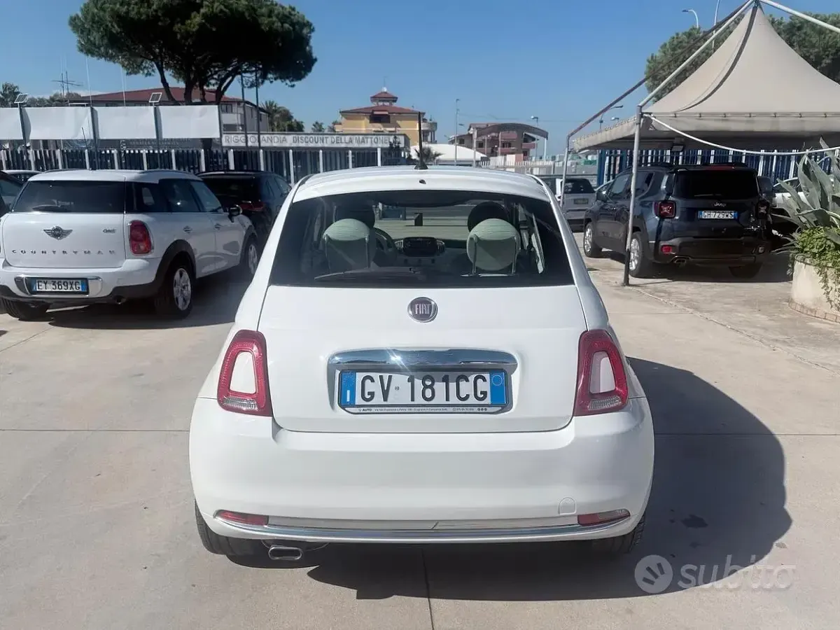 Usata Fiat 500 Lounge 69 CV (50 kW) 2015 Bianco Berlina