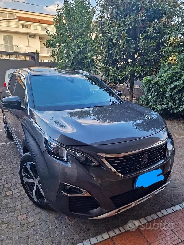 Usata Peugeot 3008 GT-line 130 CV (95 kW) 2019 Grigio Berlina