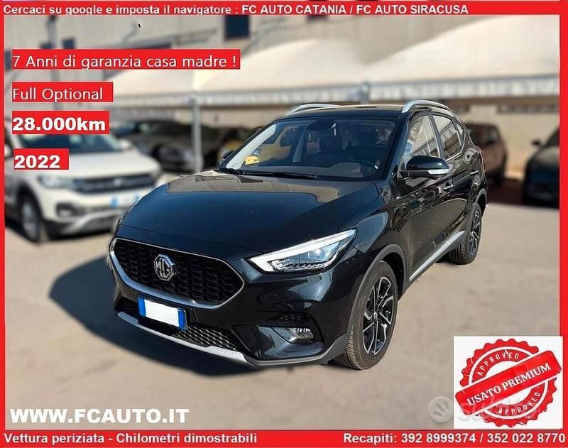 Usata MG ZS Luxury 106 CV (77 kW) 2022 Nero SUV