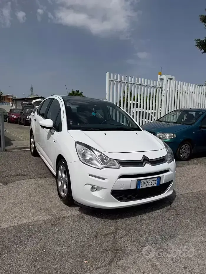 Usata Citroën C3 Exclusive 68 CV (50 kW) 2014 Bianco Berlina