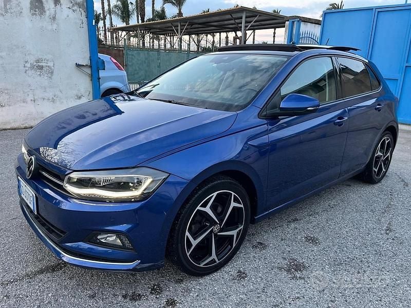 Usata VW Polo Highline 110 CV (80 kW) 2021 Blu Utilitaria