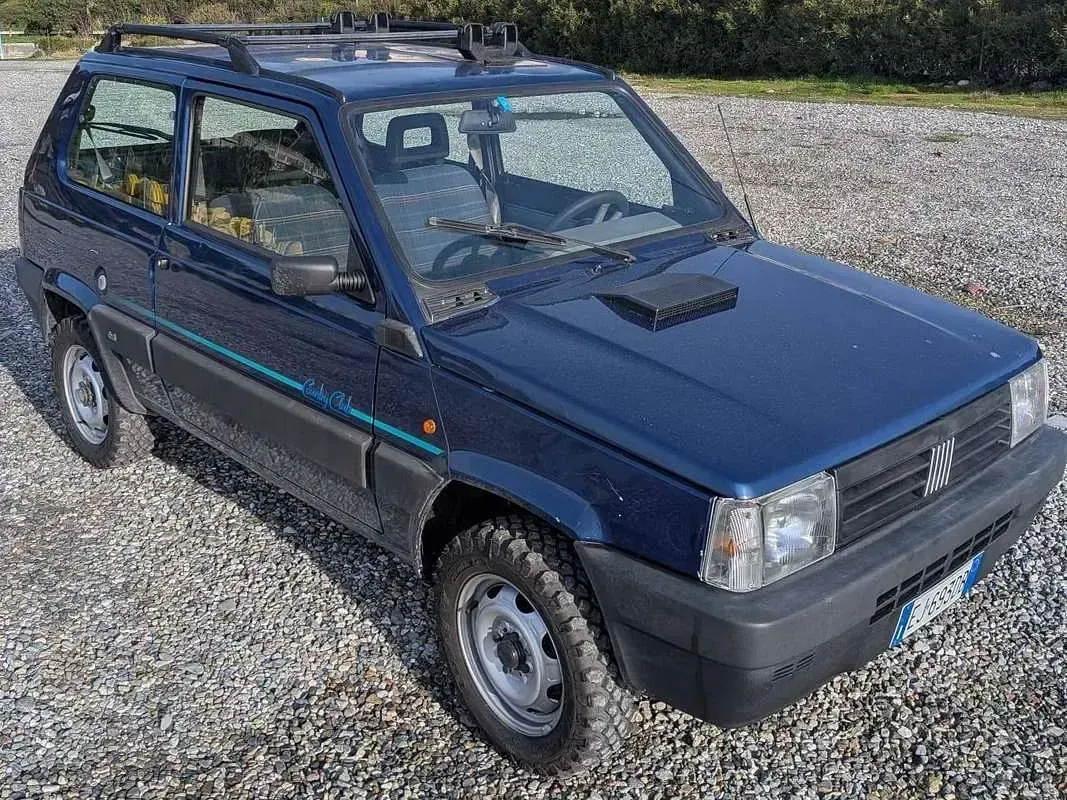 Usata Fiat Panda 4x4 Club 54 CV (39 kW) 1997 Blu/azzurro Utilitaria