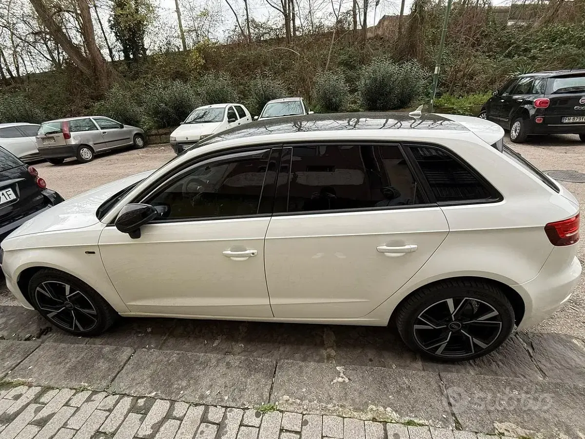 Usata Audi A3 110 CV (80 kW) 2016 Bianco Berlina